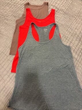 Target Women’s Tank Tops - Gray, Red, Brown